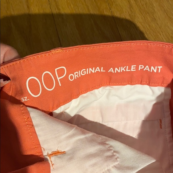 Loft The Original Ankle Pant size in 00P in coral pink orange - Picture 10 of 10
